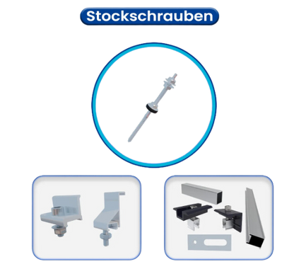 Montagesystem Balkonkraftwerk Wellblechdach